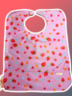 Bavette de repas imperméable | Fraises et cerises |