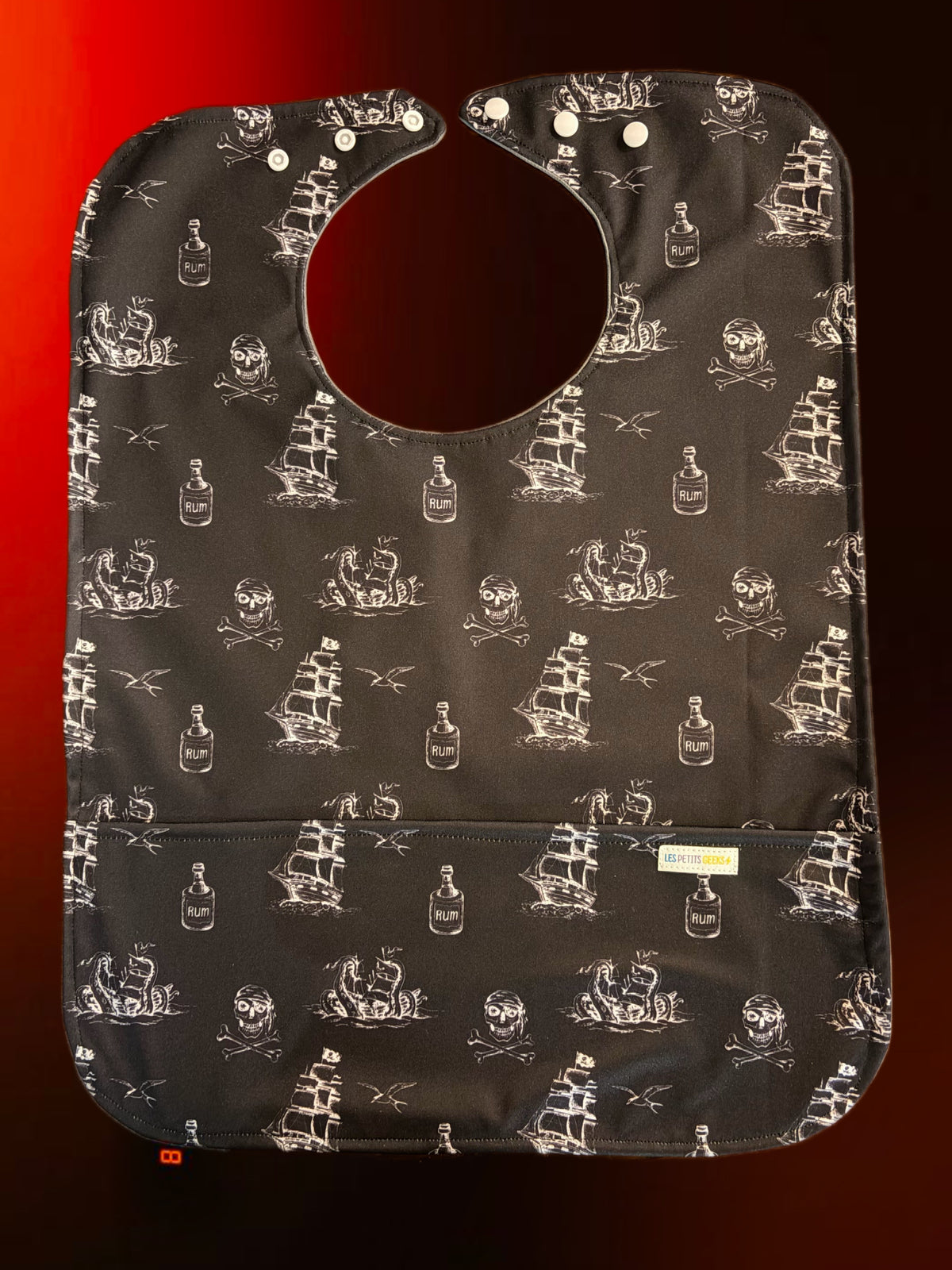 Bavette de repas imperméable | Pirate |