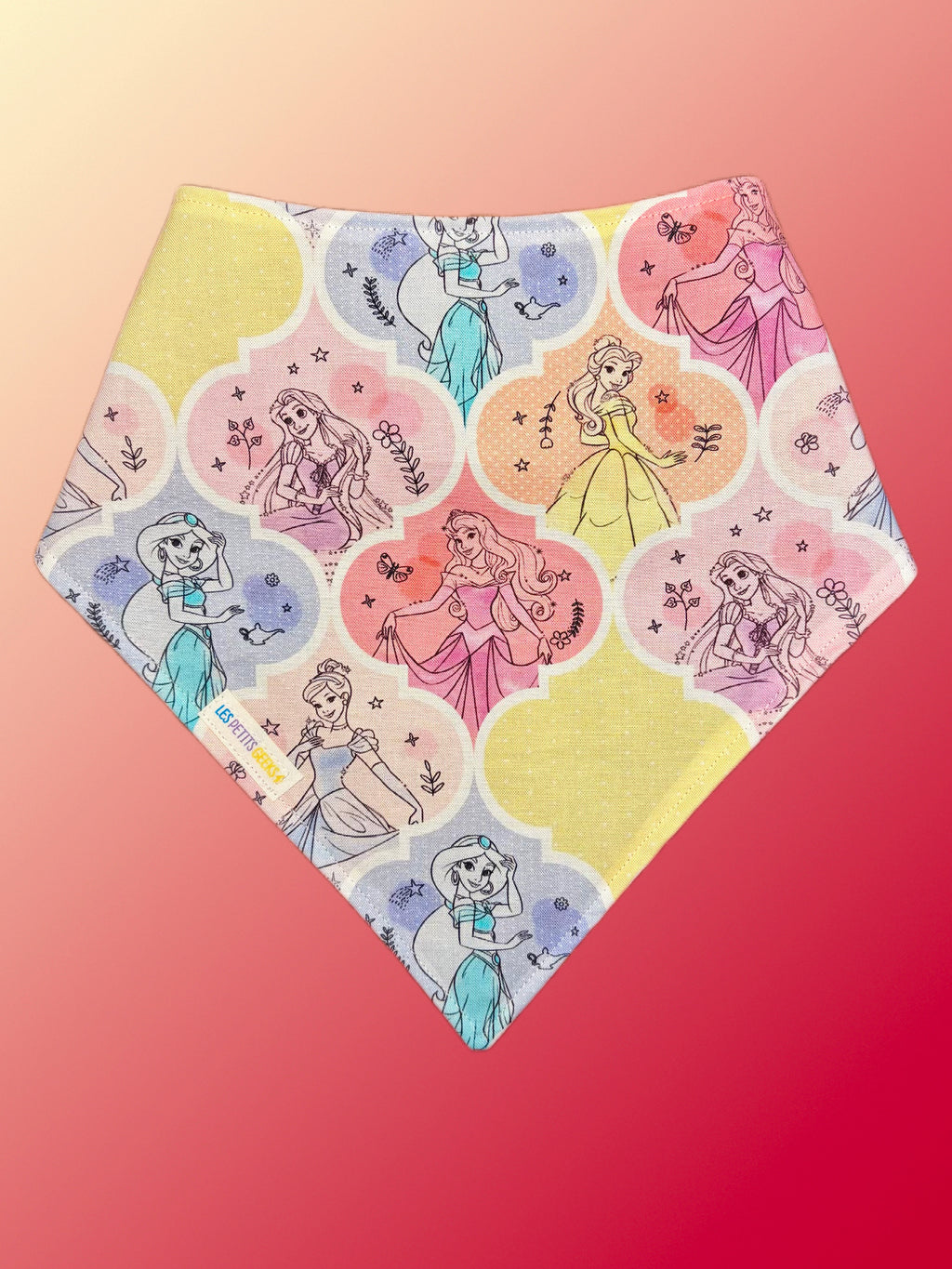 Bavoir adapté | Princesses | Prêt à partir