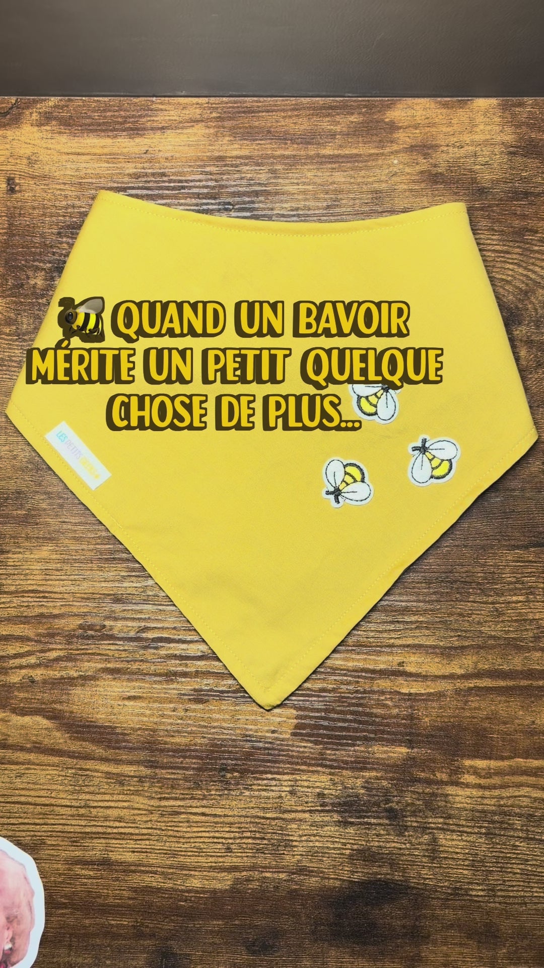Bavoir adapté | Geek Mode| Super Nova | Bee Happy